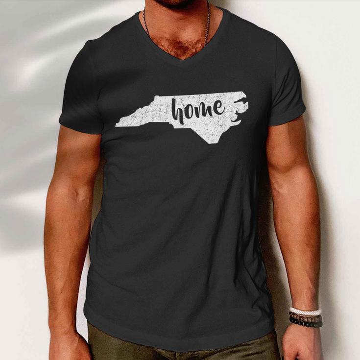 North Carolina Home State Men V-Neck Tshirt