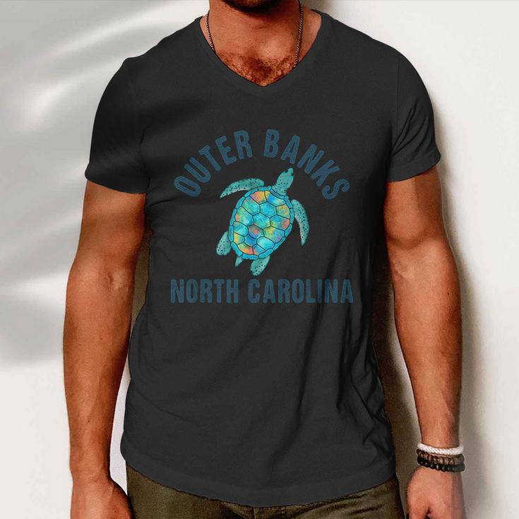 Outer Banks Nc Beach Men V-Neck Tshirt