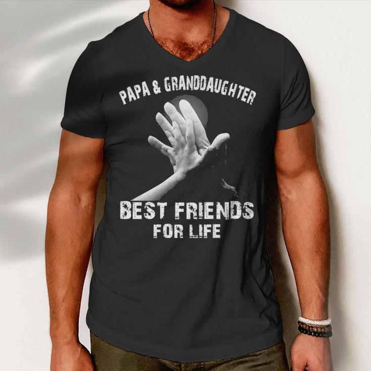 Papa & Granddaughter - Best Friends Men V-Neck Tshirt