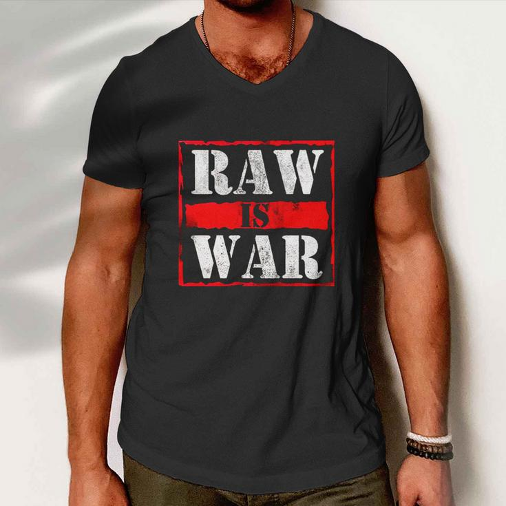 Raw Is War Wrestler Vintage Men V-Neck Tshirt