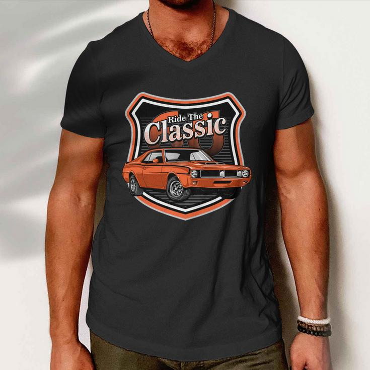 Ride The Classic Men V-Neck Tshirt