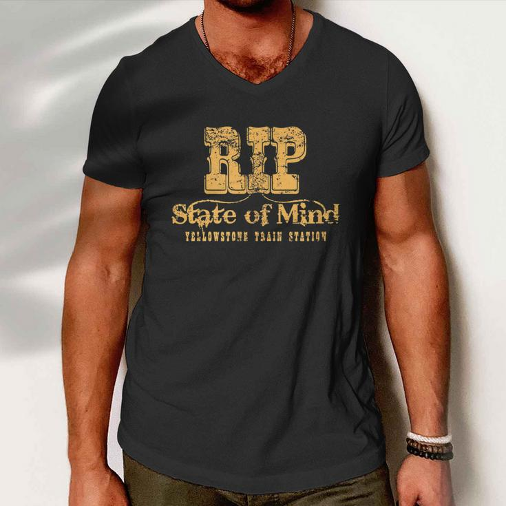 Rip State Of Mind Tshirt Men V-Neck Tshirt