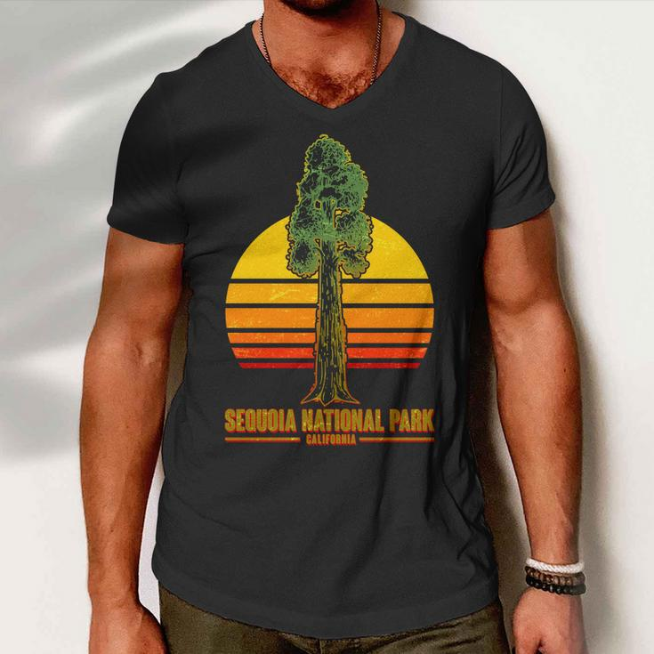 Sequoia National Park California Men V-Neck Tshirt