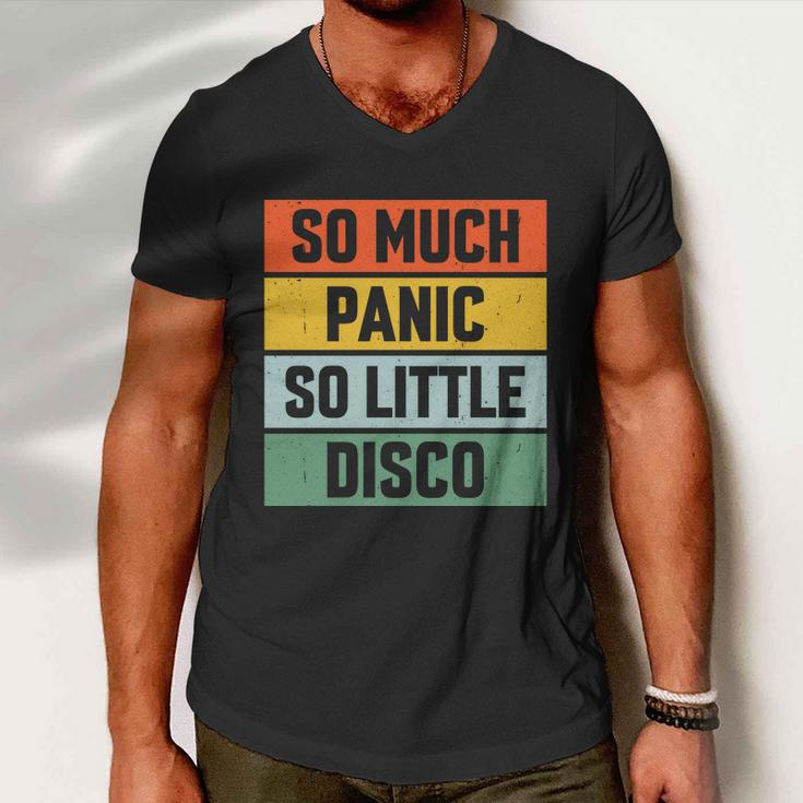 So Much Panic So Little Disco Men V-Neck Tshirt