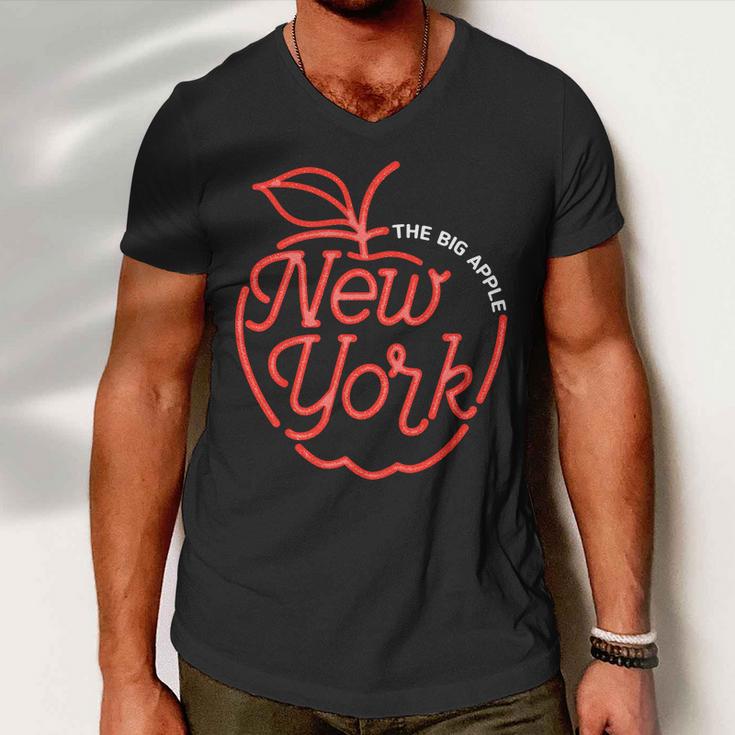 The Big Apple New York Men V-Neck Tshirt