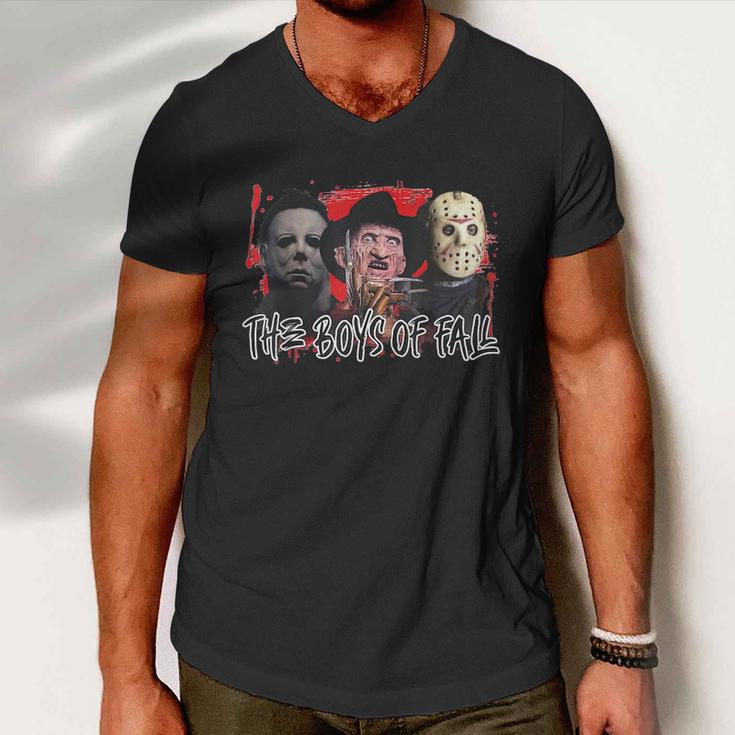 The Boys Of Fall Horror Movies Novelty Graphic Men V-Neck Tshirt