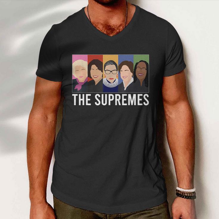 The Supremes Ketanji Brown Jackson Rbg Sotomayor Cute Men V-Neck Tshirt