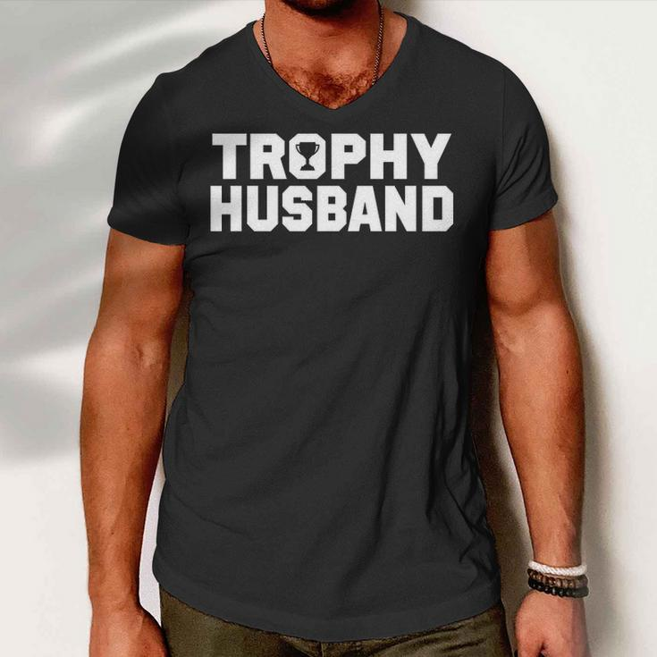 Trophy Husband V2 Men V-Neck Tshirt