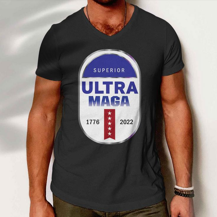 Ultra Maga 1776 2022 Tshirt Men V-Neck Tshirt