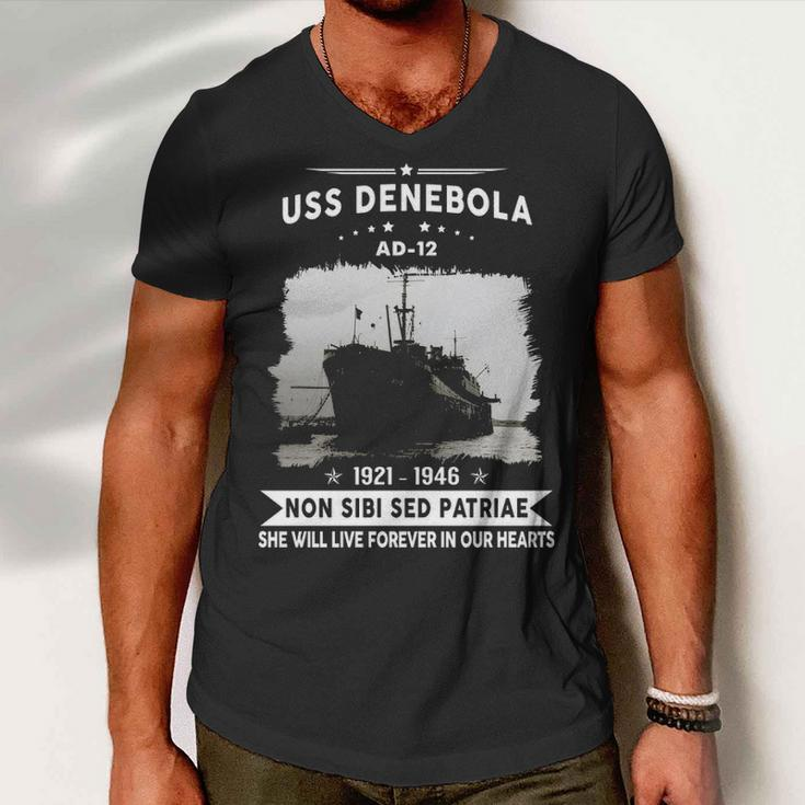 Uss Denebola Ad Men V-Neck Tshirt
