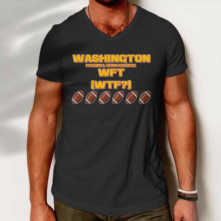 Washington Football Team Est 1932 Wft Wtf Tshirt Men V-Neck Tshirt