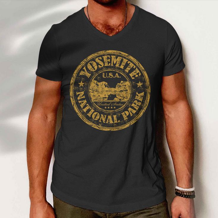 Yosemite National Park Men V-Neck Tshirt