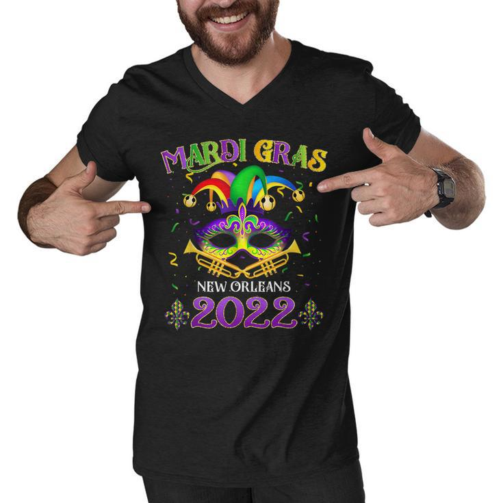 2022 Mardi Gras New Orleans Costumes Men Women Funny Men V-Neck Tshirt