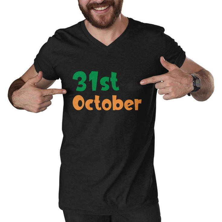 31St October Funny Halloween Quote Men V-Neck Tshirt