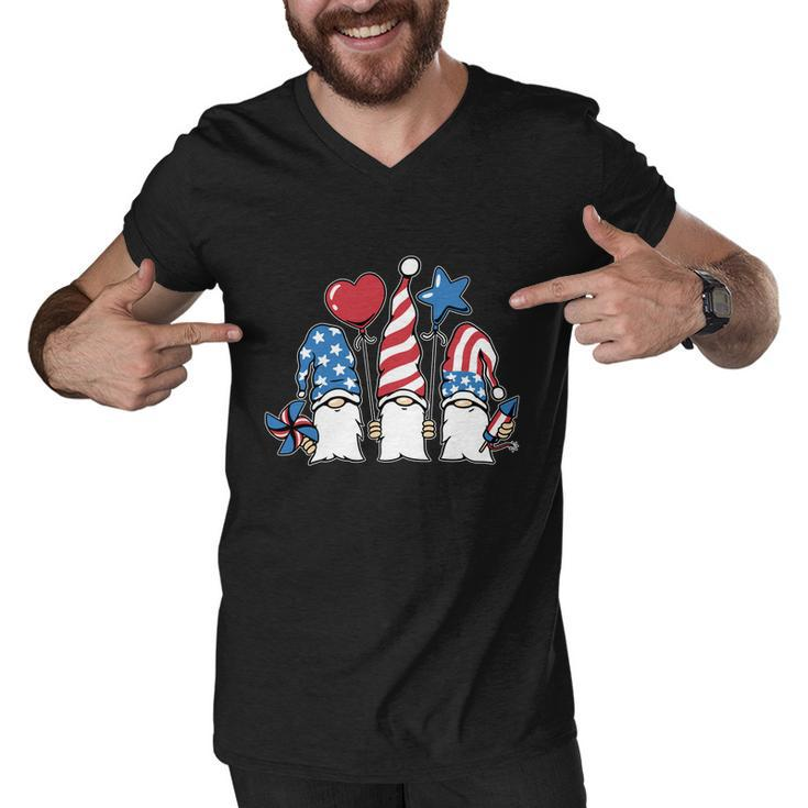 4Th Of July Gnomes Shirts Women Outfits For Men Patriotic Men V-Neck Tshirt