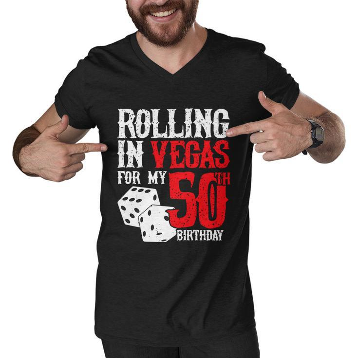 50Th Birthday Gift Vintage  V10 Men V-Neck Tshirt