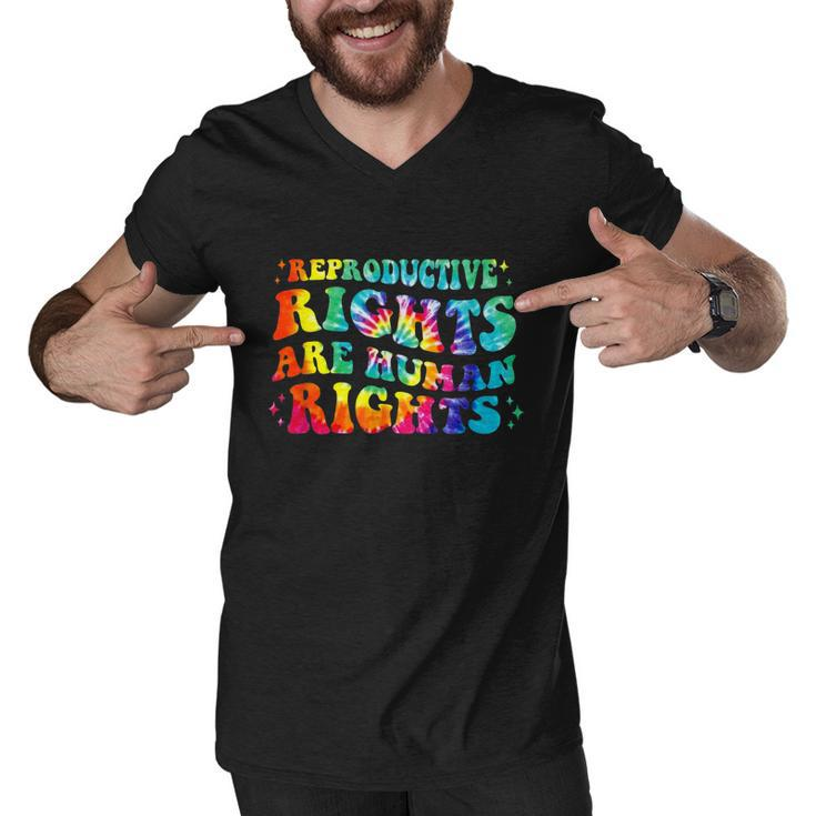 Aesthetic Reproductive Rights Are Human Rights Feminist Men V-Neck Tshirt