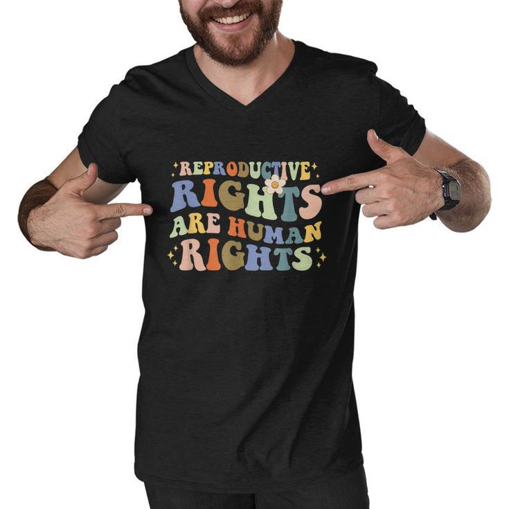 Aesthetic Reproductive Rights Are Human Rights Feminist V2 Men V-Neck Tshirt