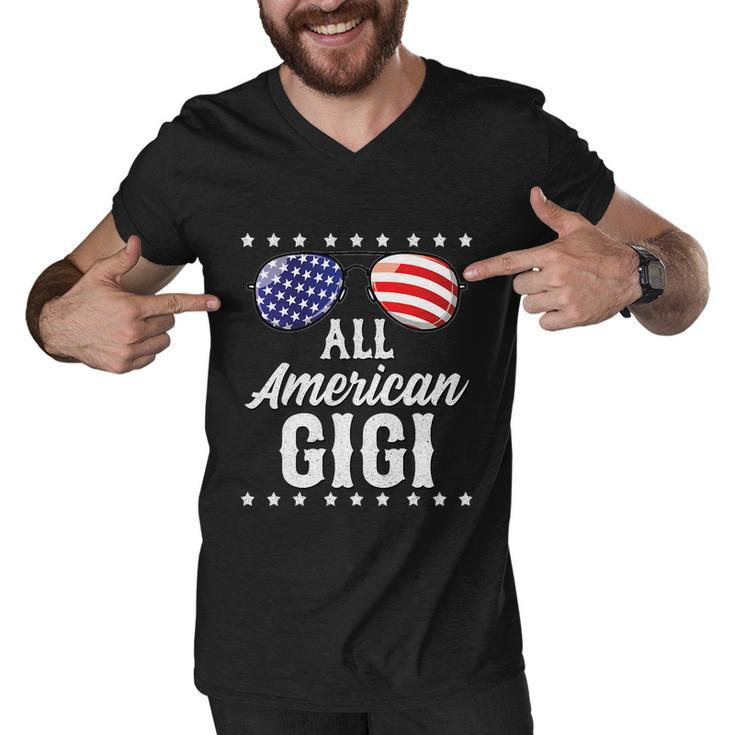 All American Gigi 4Th Of July Independence Men V-Neck Tshirt