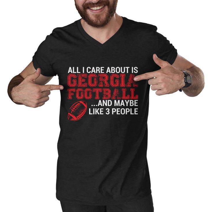 All I Care About Is Georgia Football Tshirt Men V-Neck Tshirt