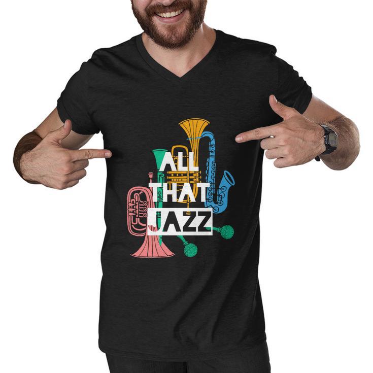 All That Jazz Men V-Neck Tshirt