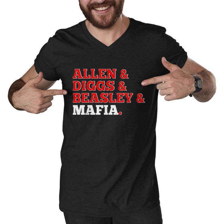 Allen Diggs Beasley Mafia Buffalo New York Football Men V-Neck Tshirt