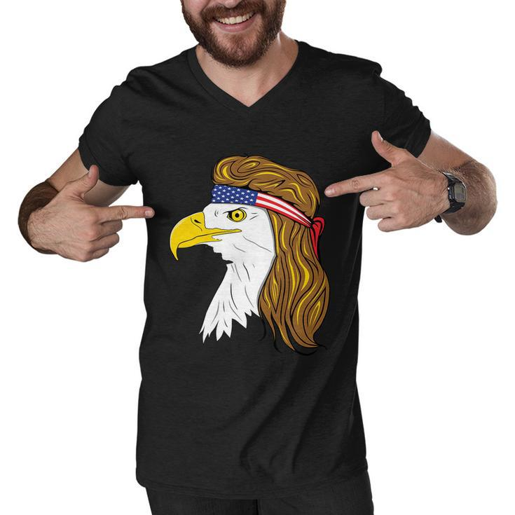 American Bald Eagle Mullet 4Th Of July Funny Usa Patriotic Cute Gift Men V-Neck Tshirt