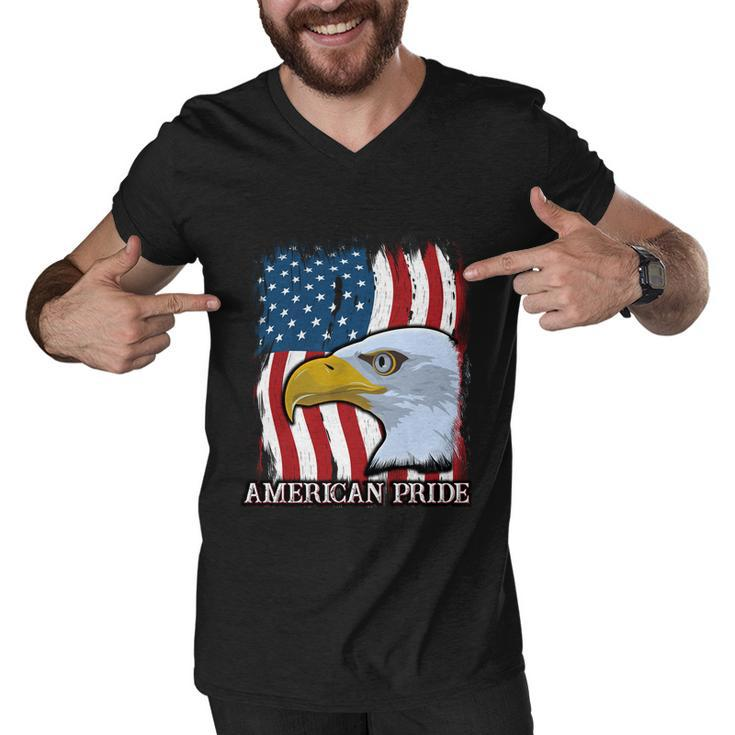 American Flag Eagle Mullet 4Th Of July Merica Pride Gift Men V-Neck Tshirt