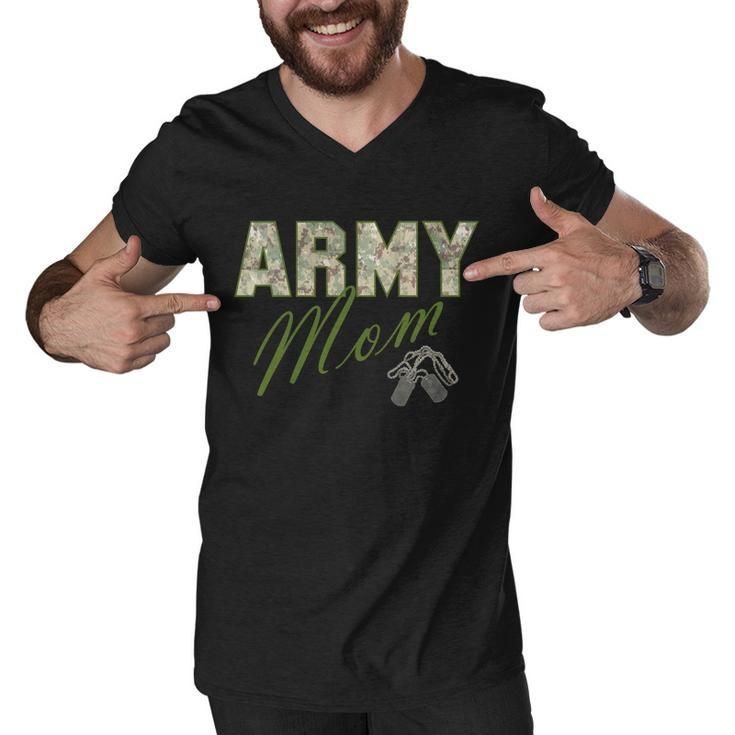 Army Mom Tshirt V3 Men V-Neck Tshirt