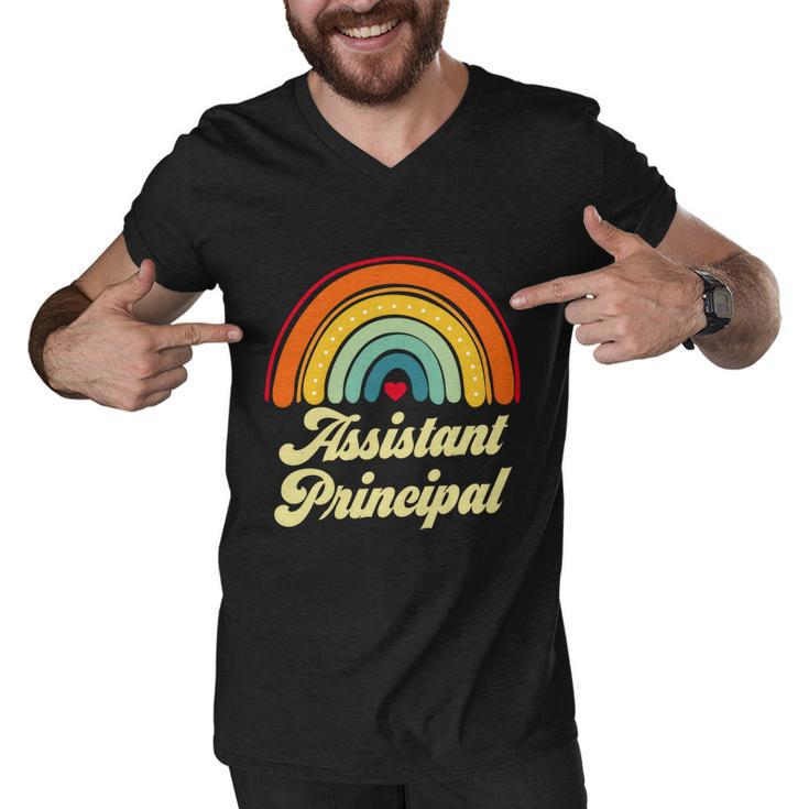 Assistant Principal Vintage Retro Funny Birthday Coworker Cool Gift Graphic Design Printed Casual Daily Basic Men V-Neck Tshirt