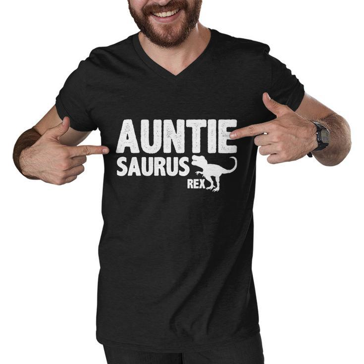 Auntiesaurus Auntie Saurus Rex Tshirt Men V-Neck Tshirt