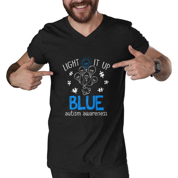 Autism Awareness Autism Support Men Tshirt Men V-Neck Tshirt