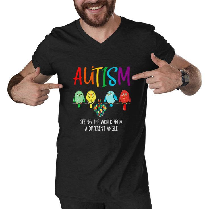 Autism Awareness Autism Support Men V2 Men V-Neck Tshirt