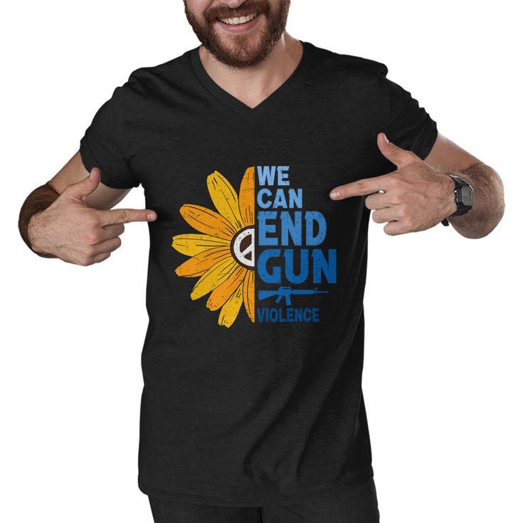 Ban Guns End Gun Violence V6 Men V-Neck Tshirt