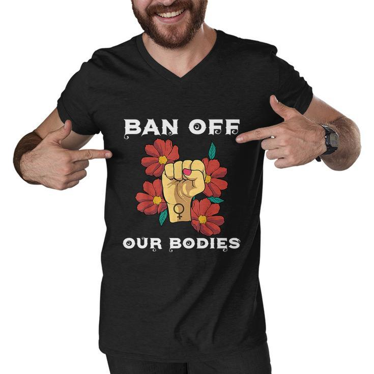 Bans Off Out Bodies Pro Choice Abortiong Rights Reproductive Rights V2 Men V-Neck Tshirt
