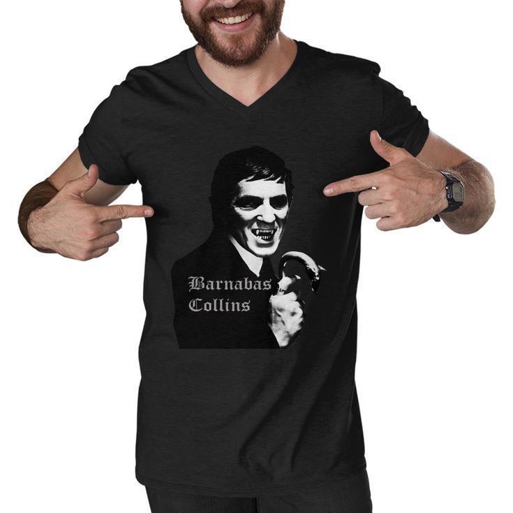 Barnabas Collins Dark Shadows Vintage Soap Tshirt Men V-Neck Tshirt