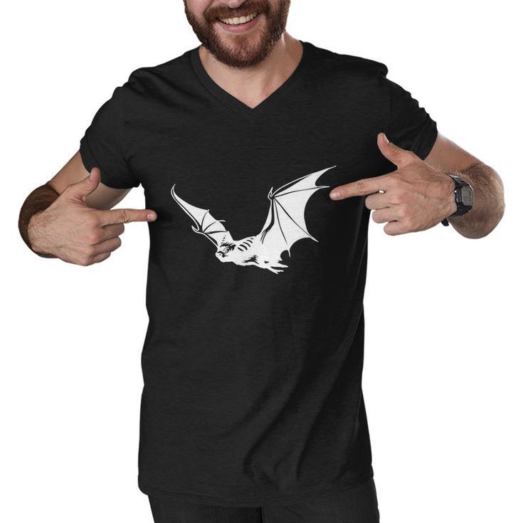 Bat Flying Funny Halloween Quote Men V-Neck Tshirt