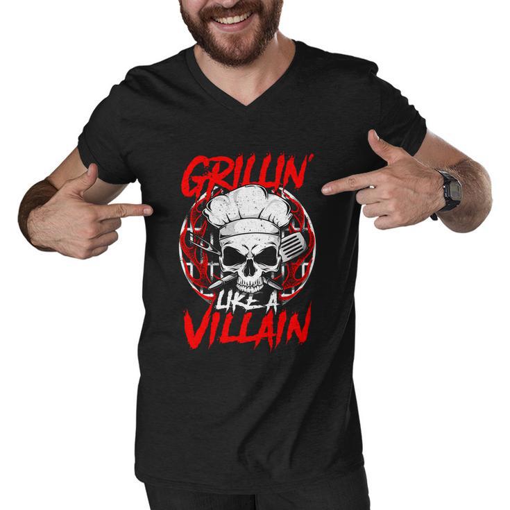 Bbq Villain Tshirt Men V-Neck Tshirt