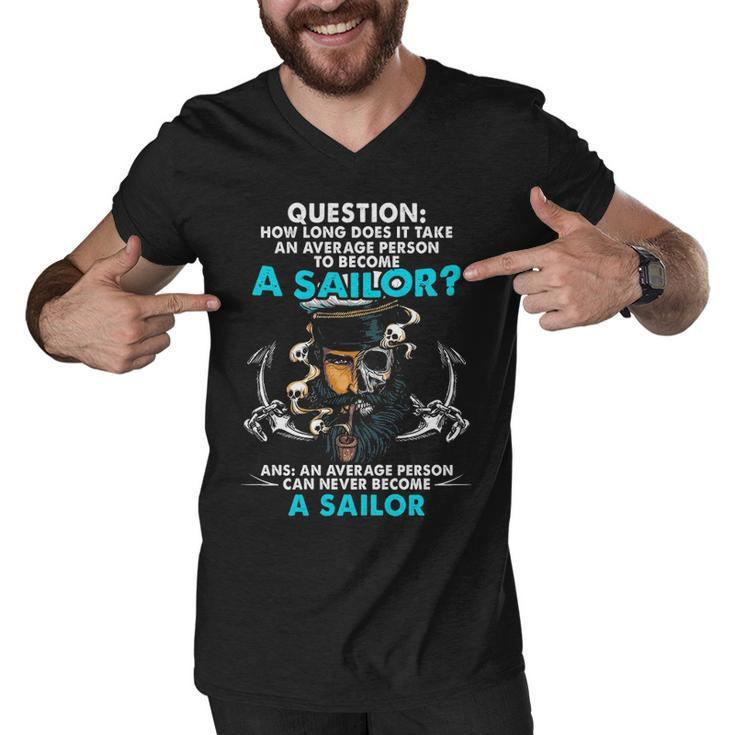 Become A Sailor Men V-Neck Tshirt