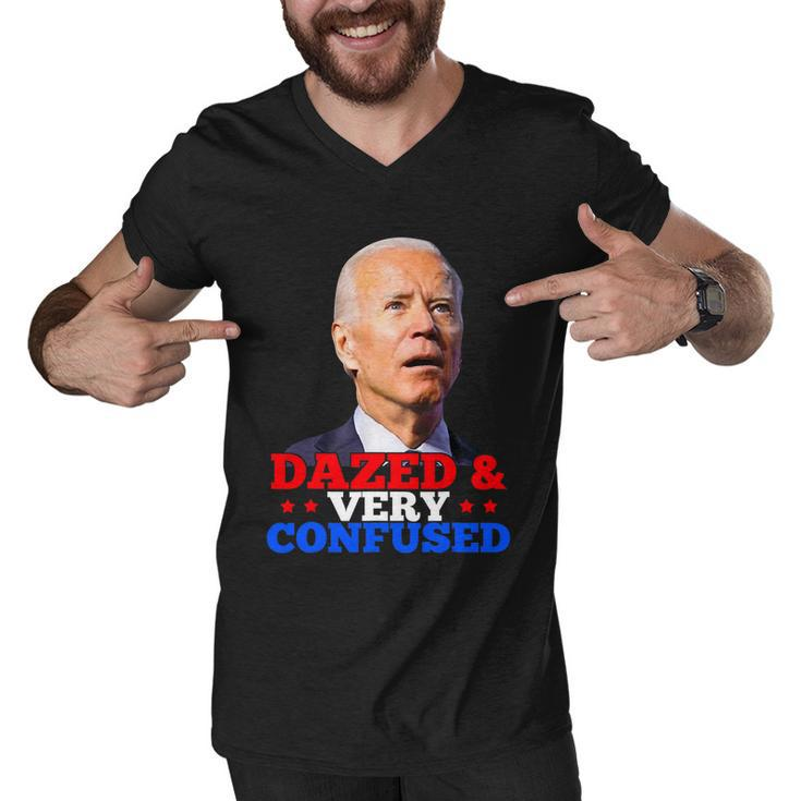 Biden Dazed And Very Confused Funny Mothers Day Men V-Neck Tshirt