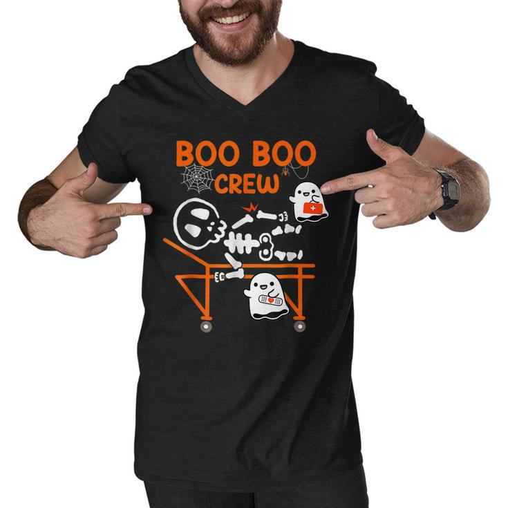 Boo Boo Crew Ghost Doctor Paramedic Emt Nurse Halloween Men V-Neck Tshirt