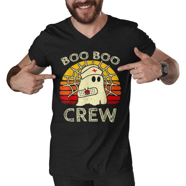 Boo Boo Crew Nurse  Funny Ghost Halloween Nurse  V3 Men V-Neck Tshirt