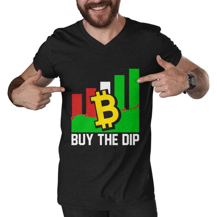 Buy The Dip Blockchain Bitcoin S V G Shirt Men V-Neck Tshirt