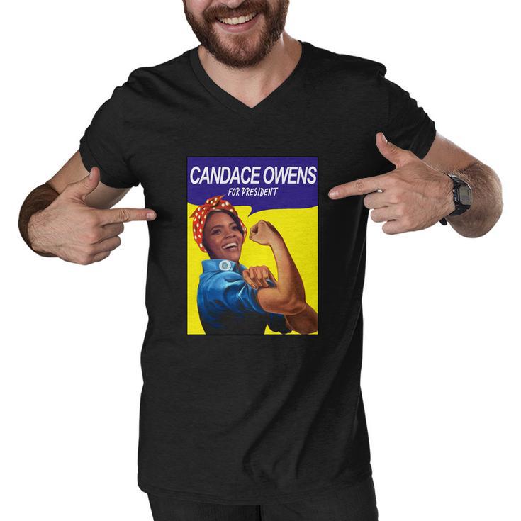 Candace Owens For President Men V-Neck Tshirt