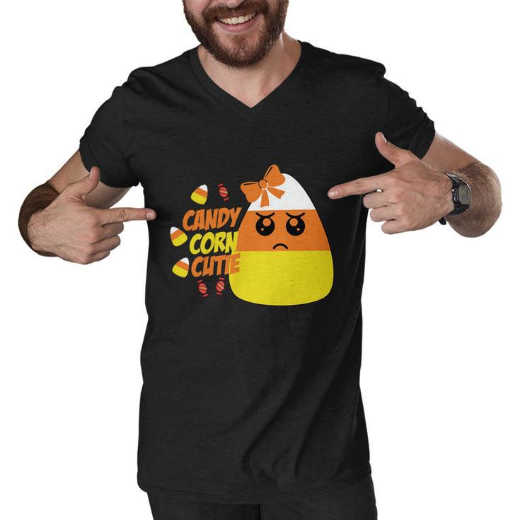 Candy Corn Cutie Halloween Quote V2 Men V-Neck Tshirt