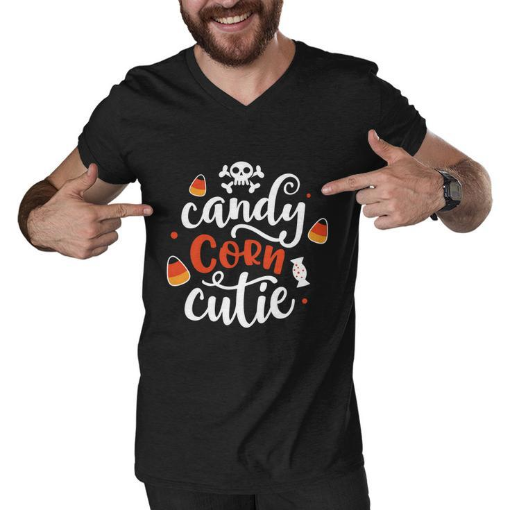 Candy Corn Cutie Halloween Quote V5 Men V-Neck Tshirt