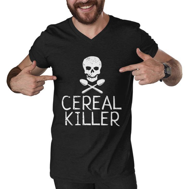 Cereal Killer Tshirt Men V-Neck Tshirt