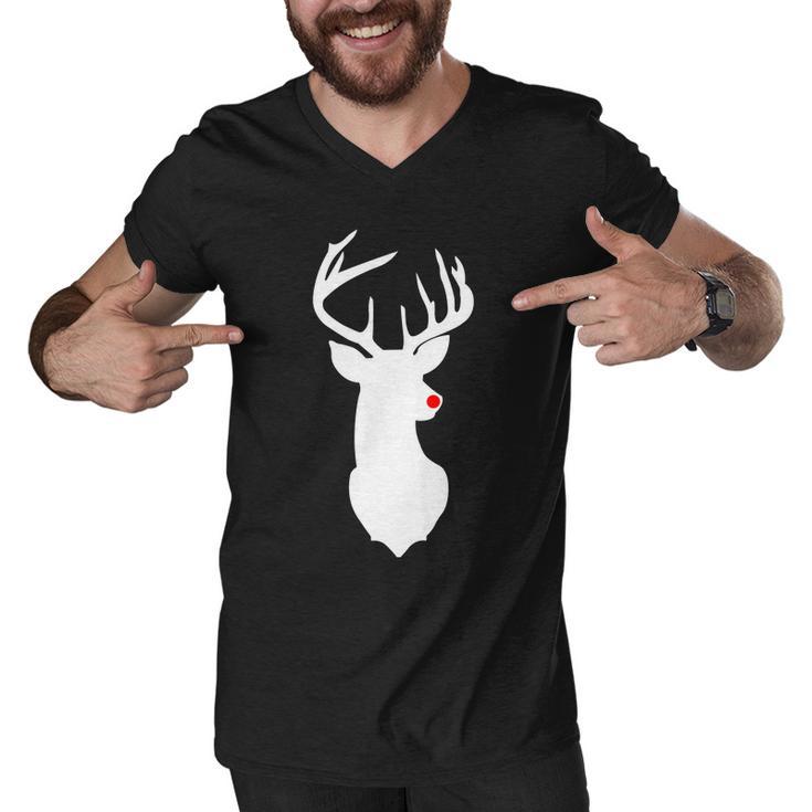 Christmas Rudolph The Red Nose Reindeer Tshirt Men V-Neck Tshirt