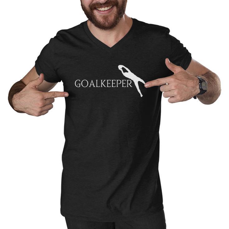 Cute Gift For Goalkeeper Soccer Men V-Neck Tshirt