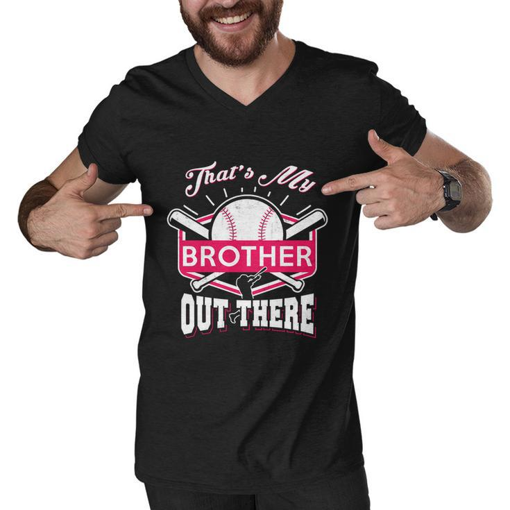 Cute Proud Baseball Sister Gift Cute Gift For Sisters Cute Gift Men V-Neck Tshirt